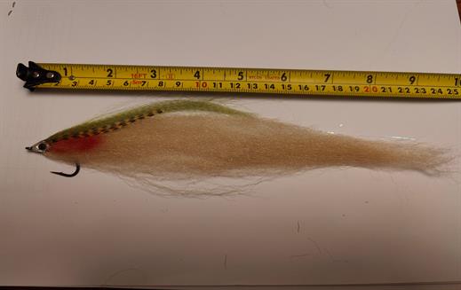 Large Chartreuse Perch Streamer