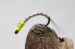 Olive Tufted Epoxy Buzzer Midge Nymph for fishing rainbow trout